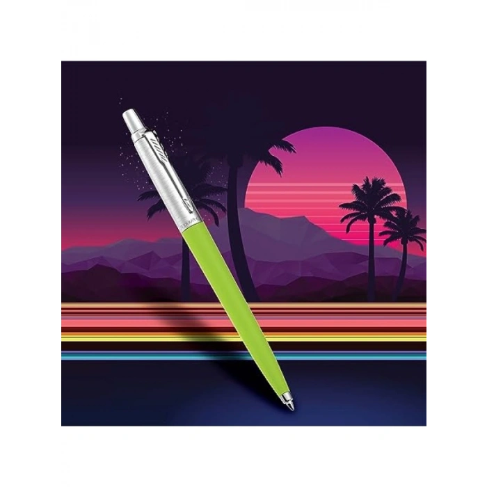 Renkli Tükenmez Kalem Seti - Retro Stil, 2 Adet