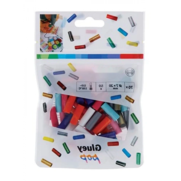 Renkli Tutkal Çubuğu Seti - 70 Adet (7 mm)