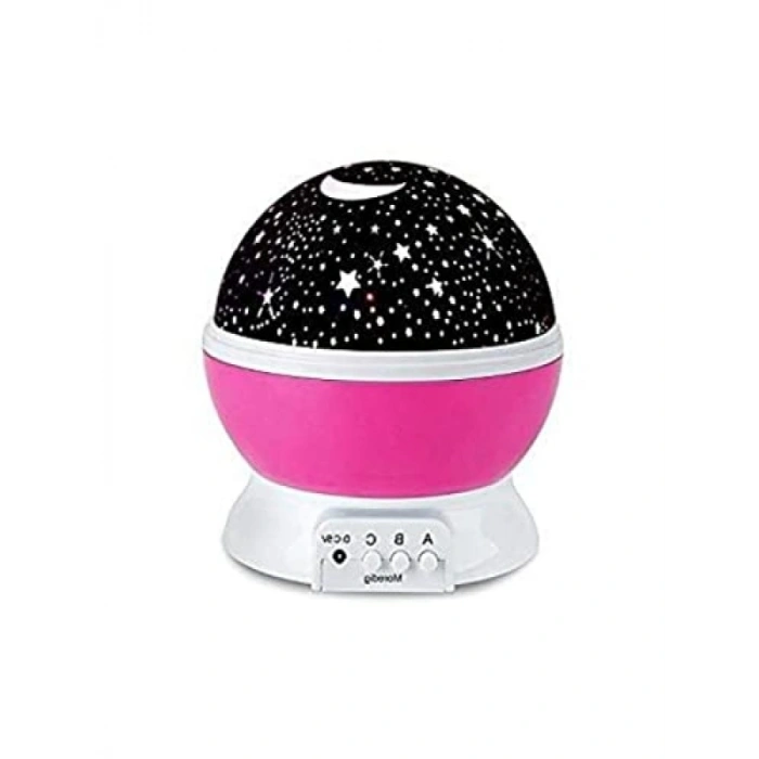 Renkli Yıldızlı Gökyüzü Projeksiyon Gece Lambası