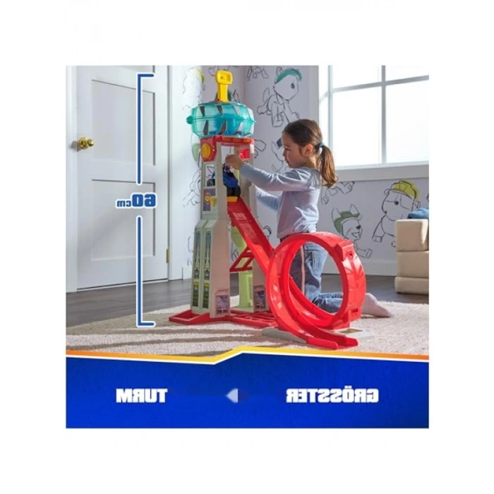 Rescue Wheels Superloop Tower - Işık ve Ses Efektli Oyun Kulesi