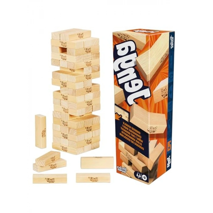 Resmi Hasbro Jenga Oyunu, Eğlenceli ve Stratejik Oyun Deneyimi