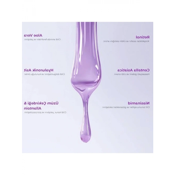 Retinol ve Hyaluronik Asit İçeren Gece Serumu 30ml