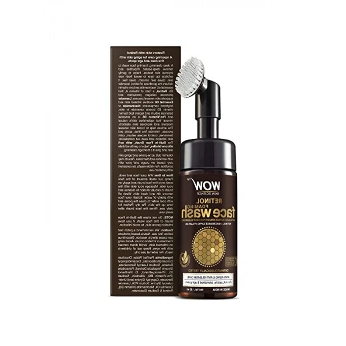 Retinol Yüz Temizleme Köpüğü ve Fırça 150 ml