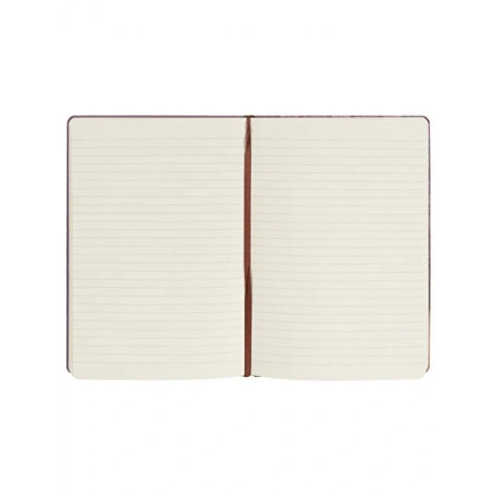 Retro Çizgili B5 Sert Kapak Defter