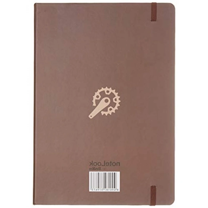 Retro Çizgili Defter - B5 Boyut, Şık Tasarım