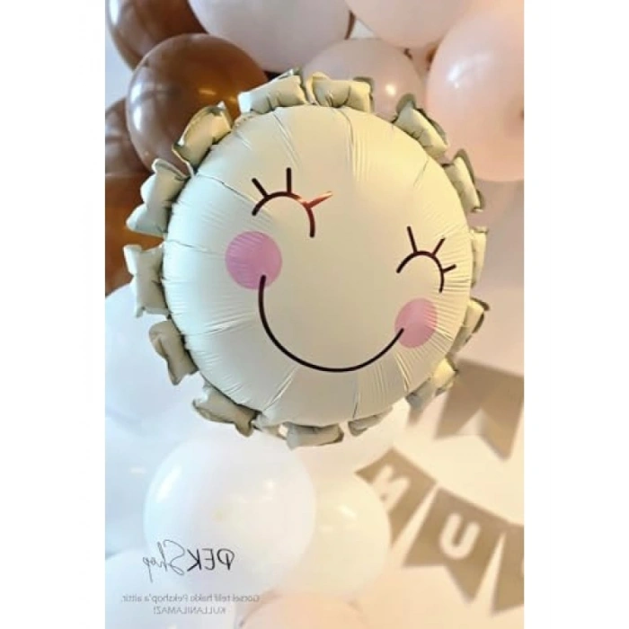 Retro Güneş Temalı Folyo Balon 51x54 cm