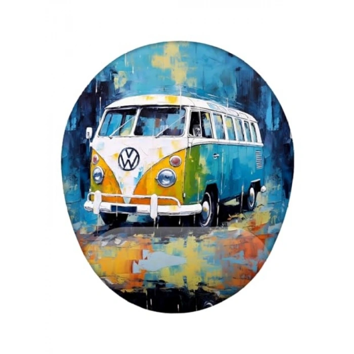 Retro Vosvos Minibüs Temalı Mouse Pad