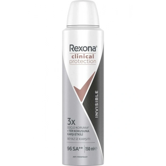 Rexona Kadın Clinical Protection Spray Deodorant Invisible 150 ml