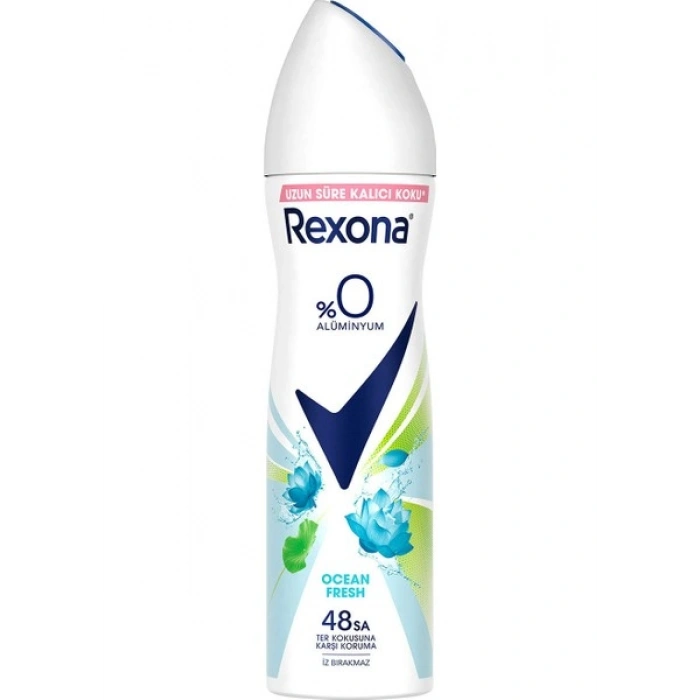Rexona Kadın Sprey Deodorant Ocean Fresh %0 Alüminyum 150 ml