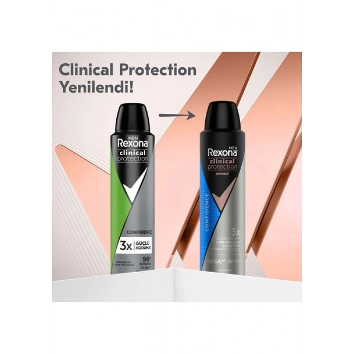 Rexona Men Clinical Protection Spray Deodorant Confidence 150 ml