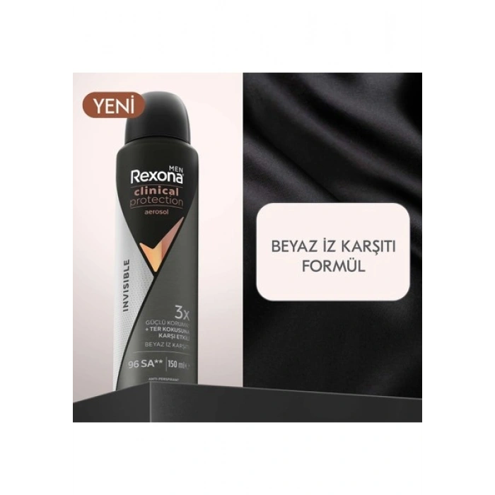 Rexona Men Clinical Protection Spray Deodorant Invisible 150 ml