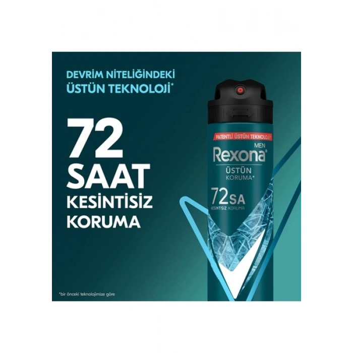 Rexona Men Erkek Sprey Deodorant Xtra Cool 72 Saat Kesintisiz Üstün Koruma 150 ml