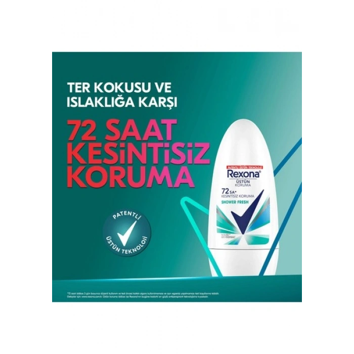 Rexona MotionSense Kadın Roll On Deodorant Shower Fresh 50 ml