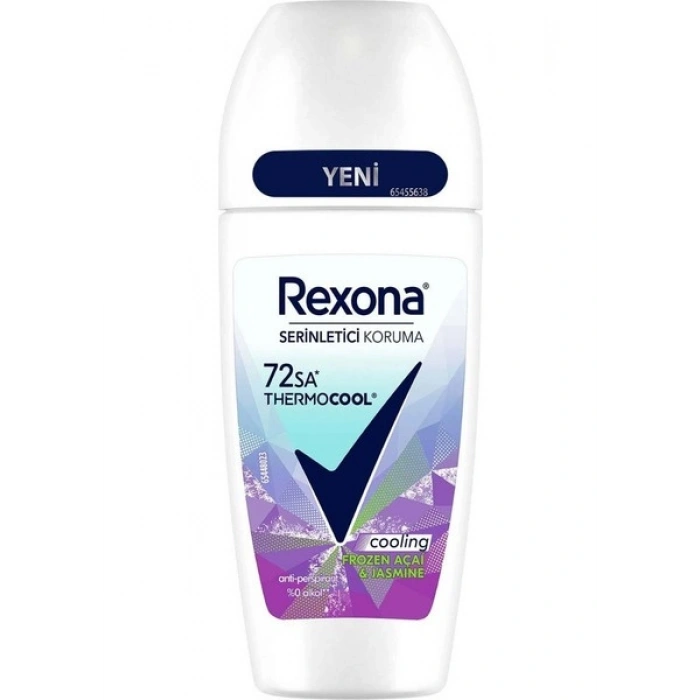 Rexona Thermocool Kadın Roll On Deodorant Frozen Açai & Jasmine 50 ml