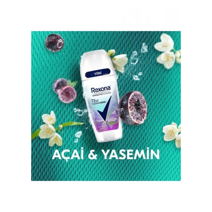 Rexona Thermocool Kadın Roll On Deodorant Frozen Açai & Jasmine 50 ml