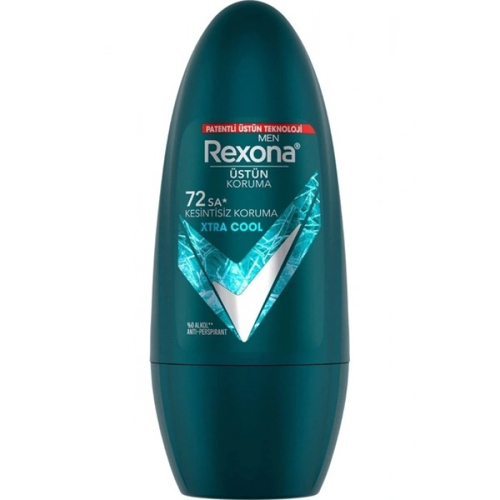 Rexona Üstün Koruma Erkek Roll On Deodorant Xtra Cool 72 Saat Kesintisiz Koruma 50 ml