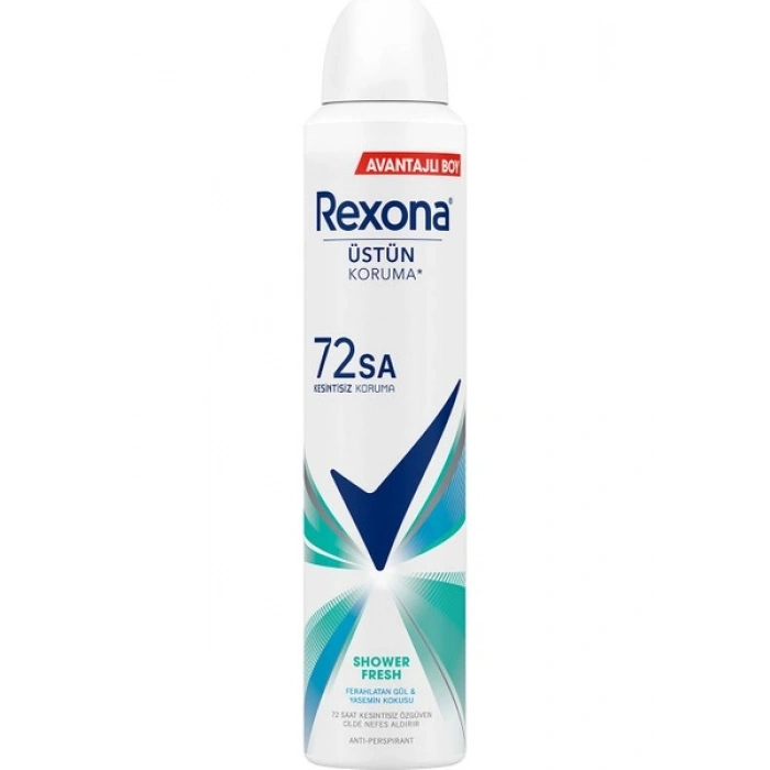 Rexona Woman Sprey Deodorant Shower Fresh 72 Saat Kesintisiz Üstün Koruma 200 ml