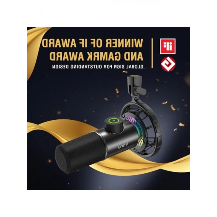 RGB dinamik USB mikrofon, oyun ve podcast için ideal