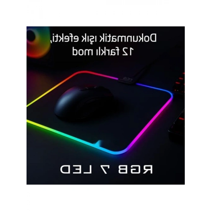 RGB Işık Efektli 320x270 mm Medium Mousepad