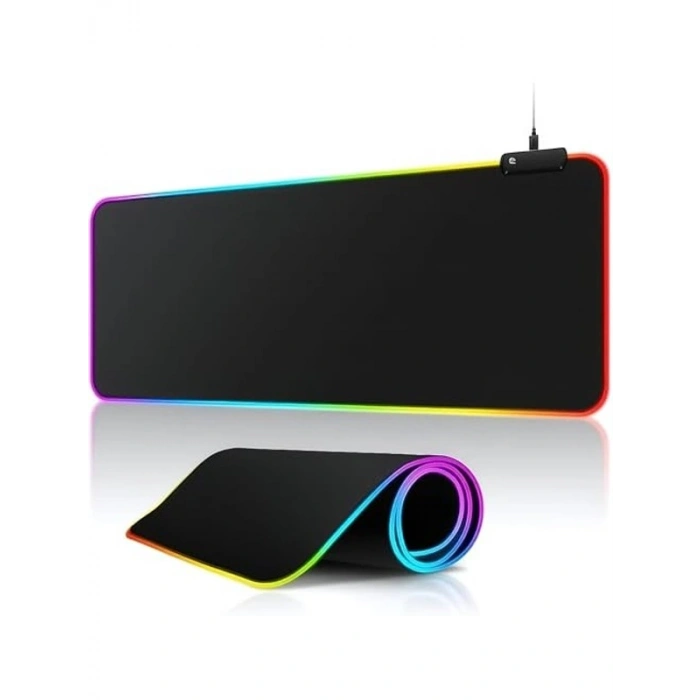 RGB Işıklı XXL Oyun Mouse Pad, 80x30 cm, 13 Mod