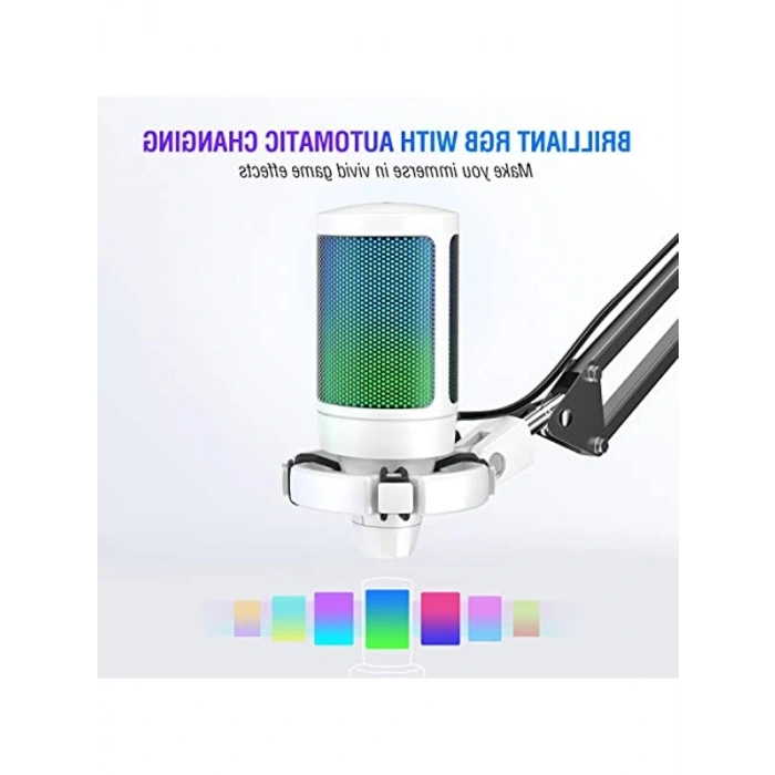 RGB Kondenser Mikrofon Seti, Oyun ve Müzik Kaydı İçin
