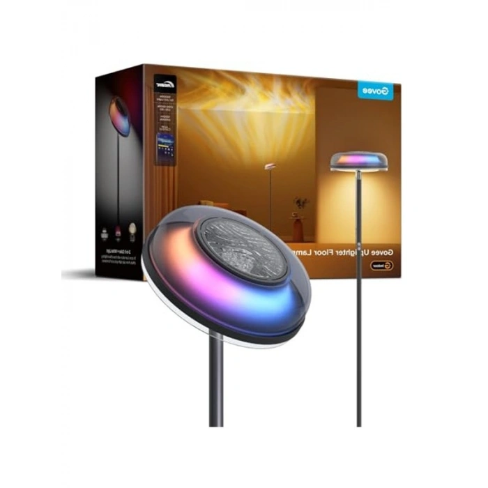 RGB Renk Seçenekli Enerji Tasarruflu Uplighter Köşe Lambası