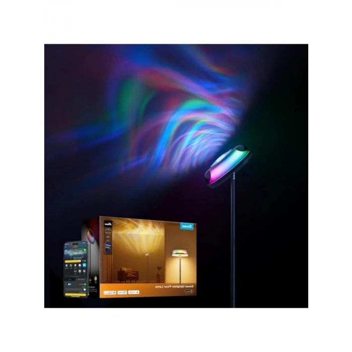 RGB Renk Seçenekli Enerji Tasarruflu Uplighter Köşe Lambası