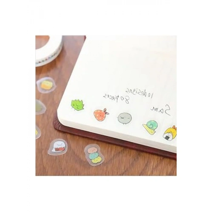 Rilakkuma Temalı 80 Adet Sticker Seti