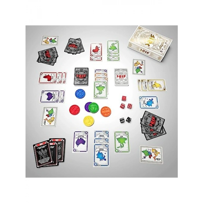 Risk Strike Hızlı Strateji Kart Oyunu - 2-5 Oyuncu