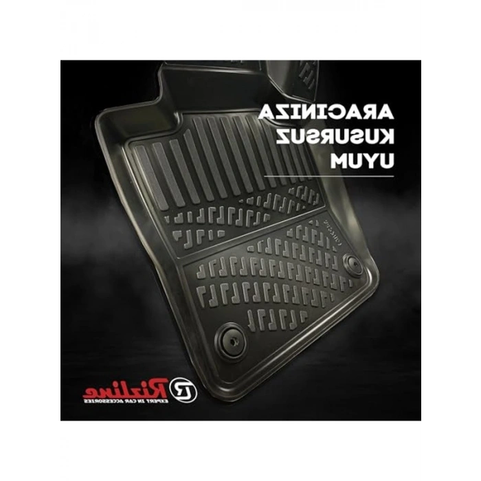 Rizline Mitsubishi L200 2005-2018 3D Havuzlu Paspas