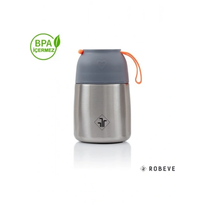 Robeve 450ML Bebek Mama Saklama Termosu Vakumlu Çift Taraflı Termos