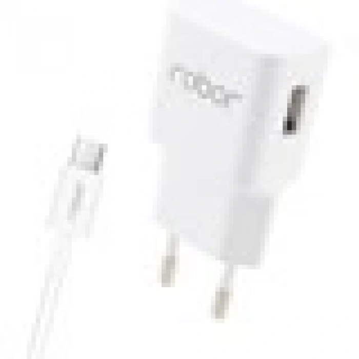 Robor R615 Micro USB Şarj Seti - Kompakt ve Dayanıklı, Tak ve Çalıştır- Beyaz