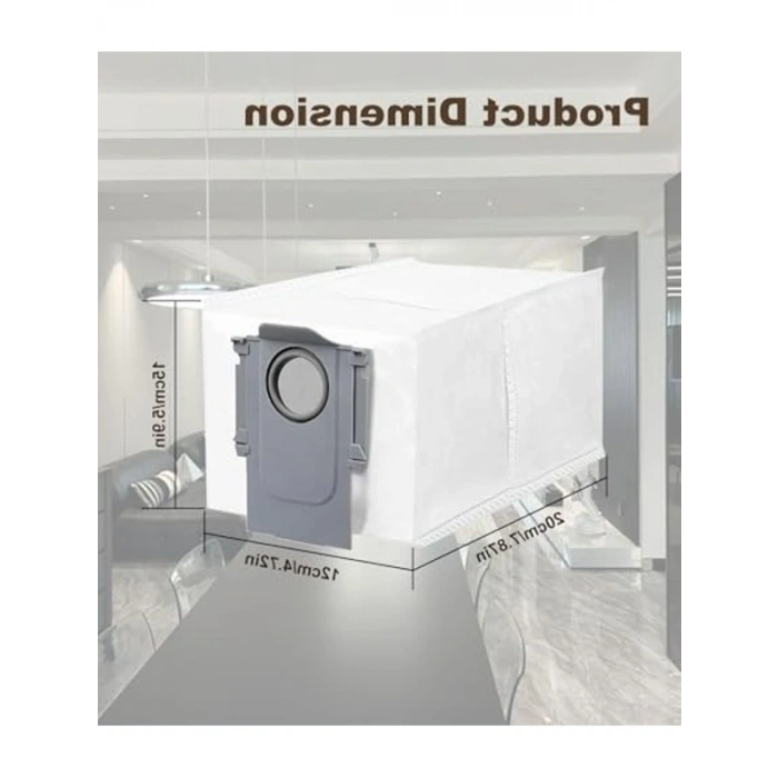 Roborock Q Serisi için 10 Adet Yedek Toz Torbası Seti