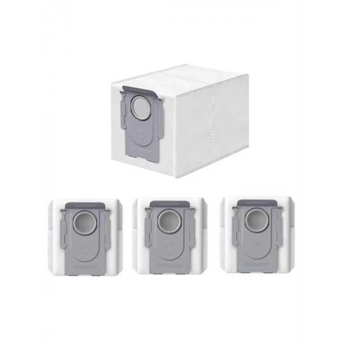 Roborock Robot Süpürge ile Uyumlu 4lü Toz Torbası, Q Revo S, Q Revo MaxV, S8 Max Ultra, S8 MaxV Ultra, Saros 10, Saros Z70 Modelleri ile Uyumlu