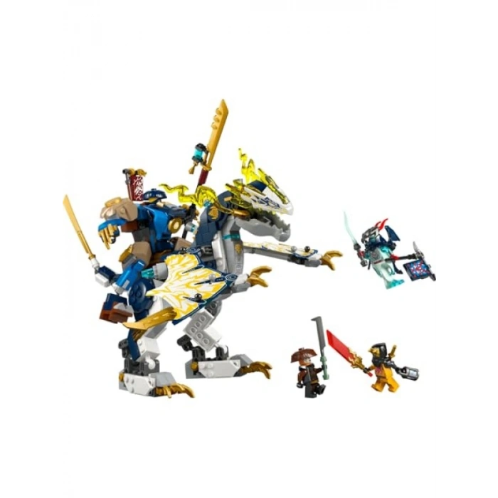 Robot Ejderha Binicisi Yapım Seti - 4 Minifigür ile