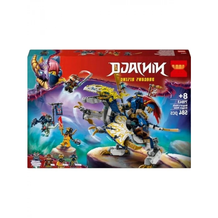 Robot Ejderha Binicisi Yapım Seti - 4 Minifigür ile