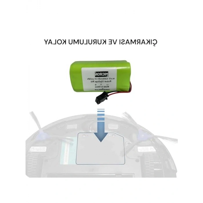 Robot Süpürgeler İçin Yüksek Kapasiteli 14.4V Pil