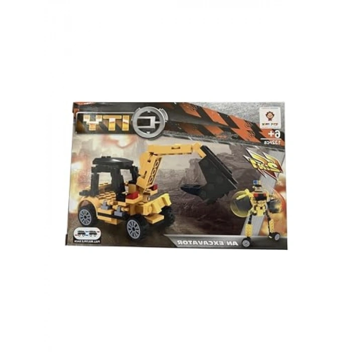 Robot Temalı 130 Parça Yapım Oyuncak Seti