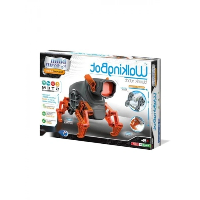 Robotik Laboratuvar Seti – 40 Parça ile Yürüyen Robot Yapımı