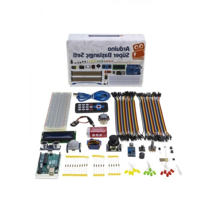 robotistan Orijinal Arduino Süper Başlangıç Seti Rev3 (E-Kitaplı ve Videolu)