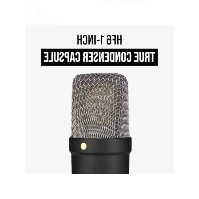 RODE NT1 Signature Series Large-Diaphragm Condenser Mikrofon (Siyah)