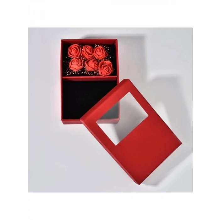 Romantik Güllü Takı Kutusu - Organizer ve Hediyelik