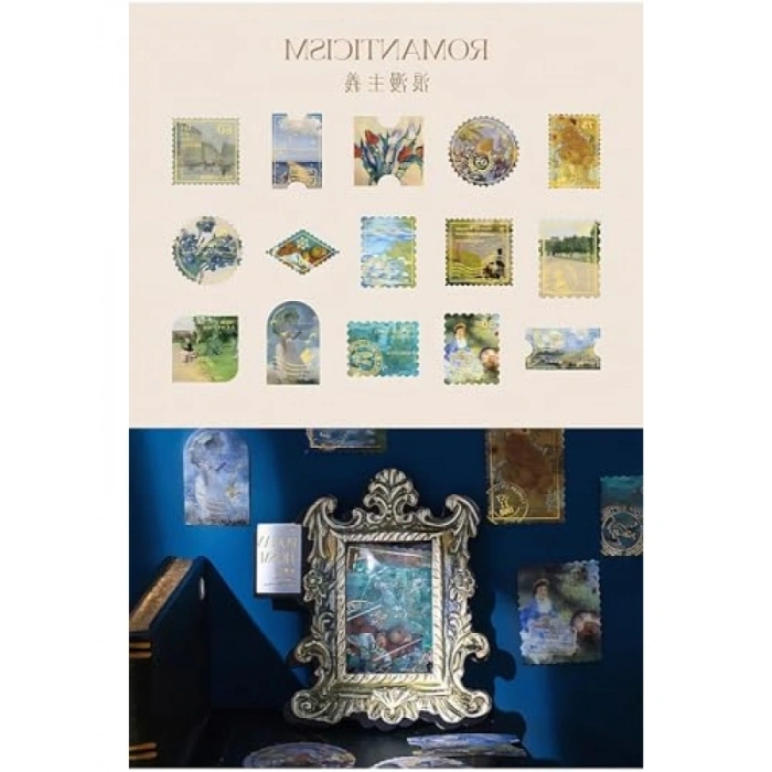 Romantik Temalı 45 Adet Sticker Seti • Bullet Journal için Ideal