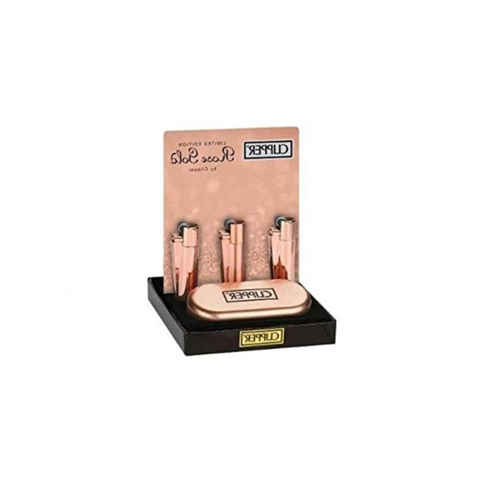 Rose Gold Metal Çakmak 1 Adet - Şık ve Kullanışlı