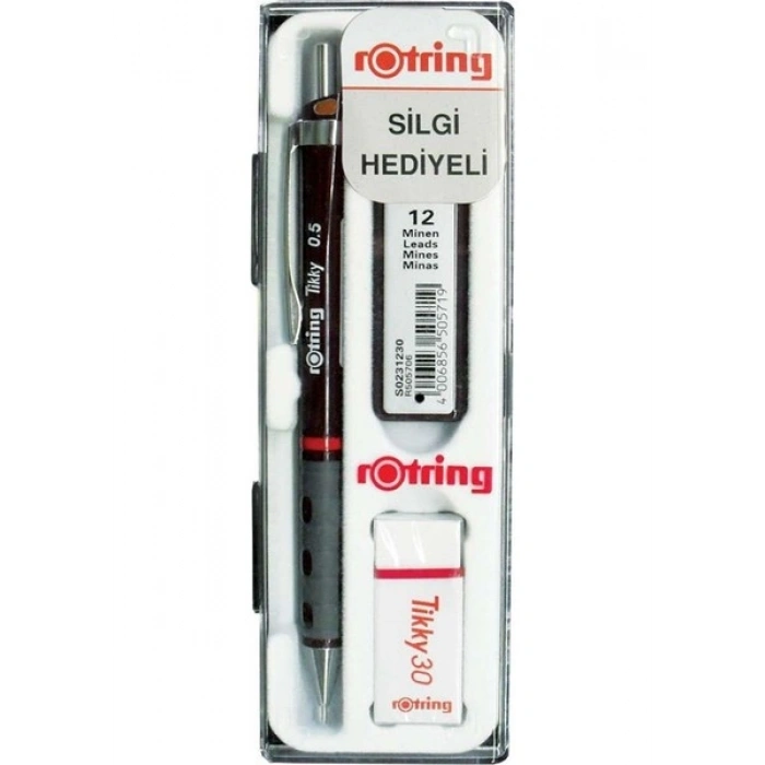 Rotring Okul Seti 0,5 Mm Beyaz Versatil Kalem+Min+Silgi Ro-Kk07-05B