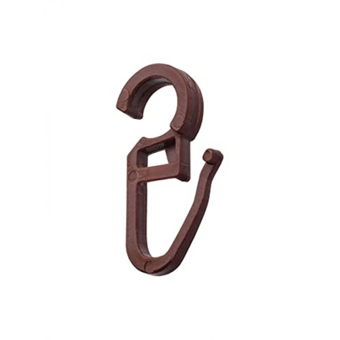 Rustik Kahverengi Perde Klipsi - 25 Adet