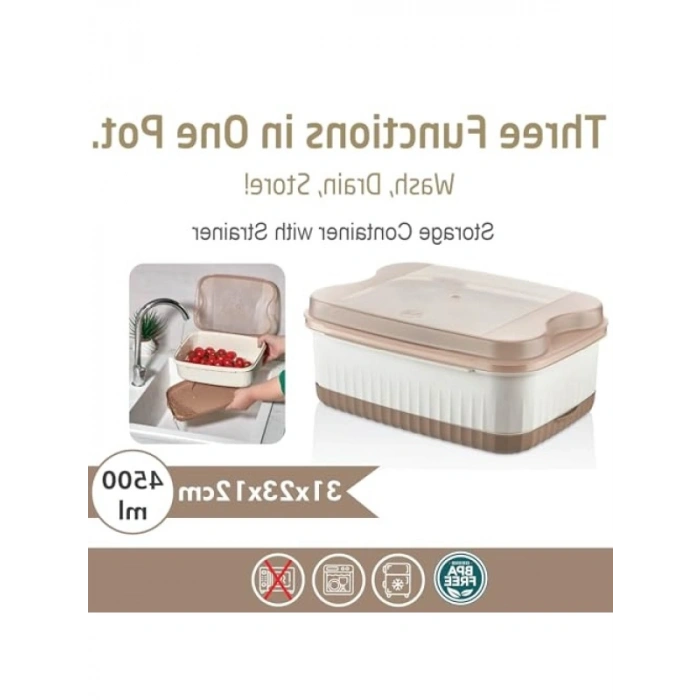 Rüya Süzgeçli Saklama Kabı, 4500 Ml