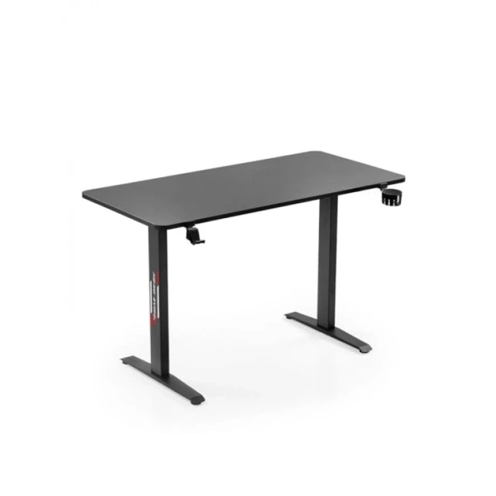 Rüzgar Tasarımlı Siyah Oyuncu Masası (100x60 cm)