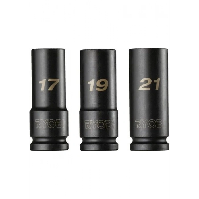 Ryobi RHDIS3PC Derin Lokma Seti 3 Parça 1/2 (17-19-21) (5132006070)