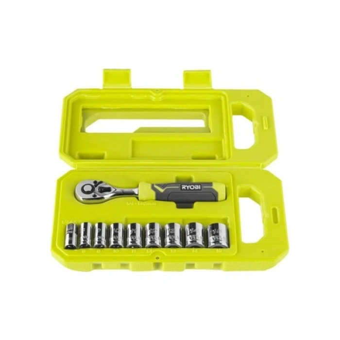 RYOBI RHRS10PC 1/4 Cırcırlı Lokma Seti 10 Parça